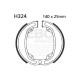 Frâne EBC Moto Saboți frână EBC Plain H324 | race-shop.ro
