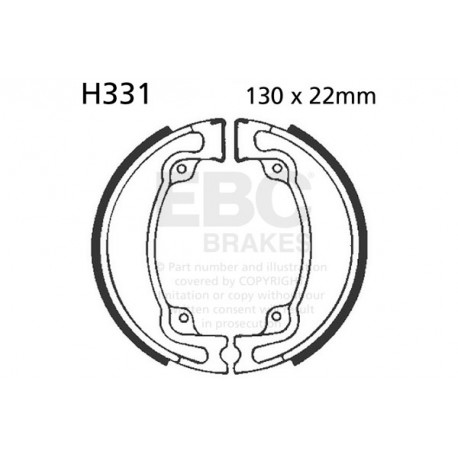 Frâne EBC Moto Saboți frână EBC Organic H331 | race-shop.ro