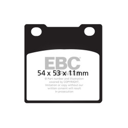 Plăcuțe frână EBC Organic FA FA045