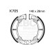 Frâne EBC Moto Saboți frână EBC Plain K705 | race-shop.ro