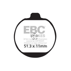 Plăcuțe frână EBC Organic FA FA062