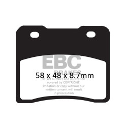 Plăcuțe frână EBC Organic FA FA102