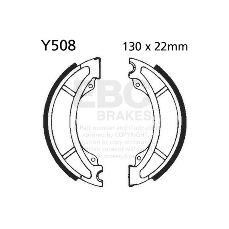 Frâne EBC Moto Saboți frână EBC Plain Y508 | race-shop.ro