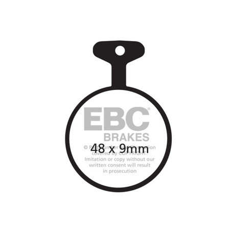 Frâne EBC Moto Plăcuțe frână EBC Organic FA FA011 | race-shop.ro