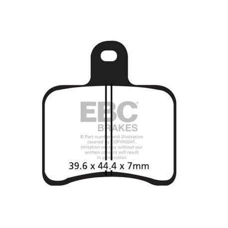 Frâne EBC Moto Plăcuțe frână EBC Organic FA FA272 | race-shop.ro