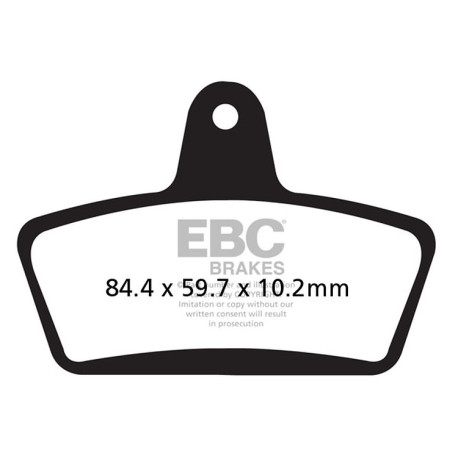 Frâne EBC Moto Plăcuțe frână EBC Organic FA FA216/2 | race-shop.ro