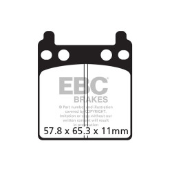 Plăcuțe frână EBC Organic FA FA032