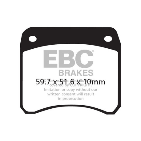 Frâne EBC Moto Plăcuțe frână EBC Organic FA FA016S | race-shop.ro