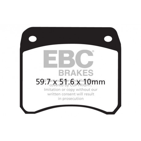 Frâne EBC Moto Saboți frână EBC Organic FA016S | race-shop.ro