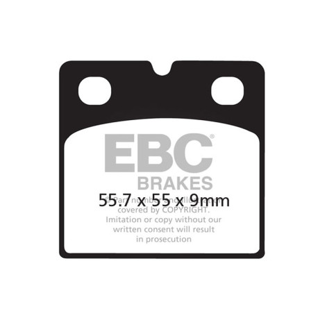 Frâne EBC Moto Plăcuțe frână EBC V Semi-Sintered FA209/2V | race-shop.ro