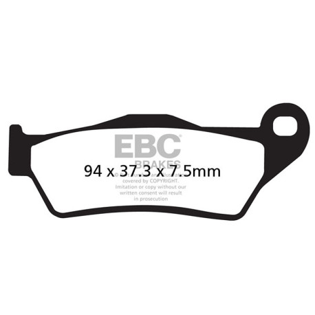 Frâne EBC Moto Plăcuțe frână EBC V Semi-Sintered FA181V | race-shop.ro