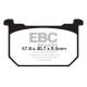 Frâne EBC Moto Saboți frână EBC Semi-Sintered FA069/3V | race-shop.ro