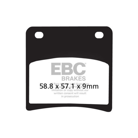 Frâne EBC Moto Plăcuțe frână EBC V Semi-Sintered FA146V | race-shop.ro