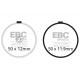 Frâne EBC Moto Saboți frână EBC Semi-Sintered FA038V | race-shop.ro
