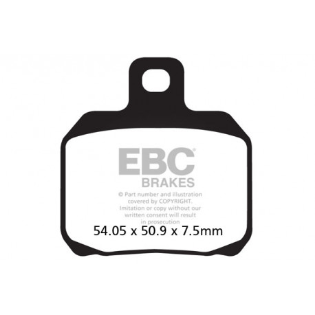Frâne EBC Moto Saboți frână EBC Sintered FA266R | race-shop.ro