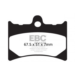 Saboți frână EBC Sintered FA126R