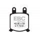 Frâne EBC Moto Saboți frână EBC Sintered FA076HH | race-shop.ro