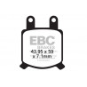 EBC Saboți frână Sintered FA076HH