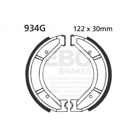 Frâne EBC Moto Saboți frână EBC Sintered FA435/4HH | race-shop.ro
