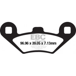 Saboți frână EBC Sintered SFA131/2HH