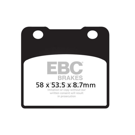 Frâne EBC Moto Plăcuțe frână EBC Double-H Sintered FA103HH | race-shop.ro