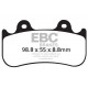 Frâne EBC Moto Saboți frână EBC Sintered FA455HH | race-shop.ro