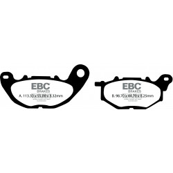 Saboți frână EBC Sintered SFA705HH