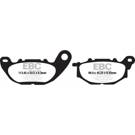 Frâne EBC Moto Saboți frână EBC Sintered FA663HH | race-shop.ro
