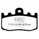 Frâne EBC Moto Saboți frână EBC EPFA EPFA335HH | race-shop.ro