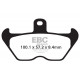 Frâne EBC Moto Saboți frână EBC EPFA EPFA407HH | race-shop.ro