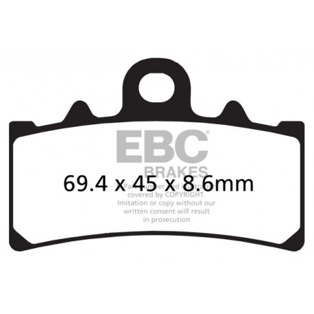 Frâne EBC Moto Saboți frână EBC EPFA EPFA606HH | race-shop.ro
