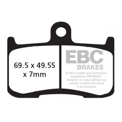 Plăcuțe frână EBC EPFA Extreme Pro Sintered EPFA347HH