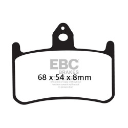 Plăcuțe frână EBC EPFA Extreme Pro Sintered EPFA187HH