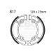Frâne EBC Moto Saboți frână spate EBC Plain 817 | race-shop.ro