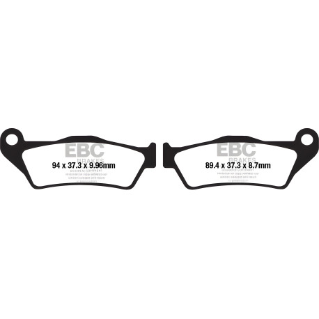 Frâne EBC Moto Plăcuțe frână EBC Organic FA FA671 | race-shop.ro