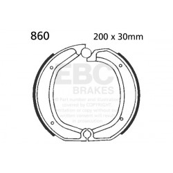 Saboți frână EBC Spate Organic 805