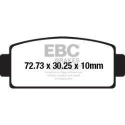 Saboți frână EBC Organic FA651TT