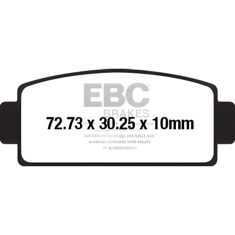 Frâne EBC Moto Plăcuțe frână EBC Carbon TT FA651TT | race-shop.ro