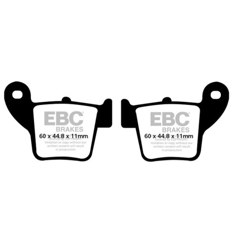 Frâne EBC Moto Plăcuțe frână EBC Carbon TT FA346TT | race-shop.ro