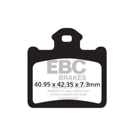 Frâne EBC Moto Saboți frână EBC Organic FA602TT | race-shop.ro