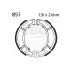 Frâne EBC Moto Saboți frână spate EBC Plain 857 | race-shop.ro