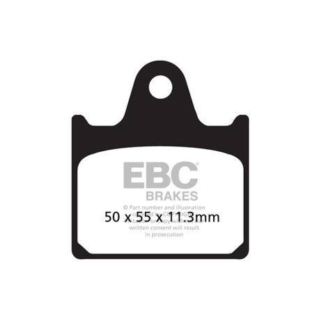 Frâne EBC Moto Plăcuțe frână EBC Organic FA FA109 | race-shop.ro