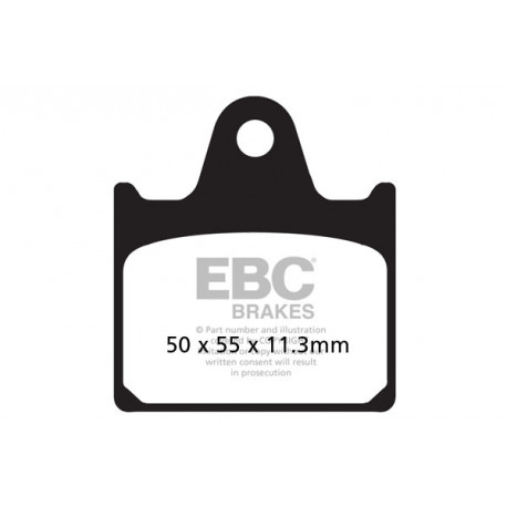 Frâne EBC Moto Saboți frână EBC Organic FA109 | race-shop.ro