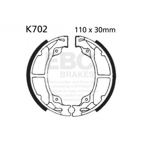 Frâne EBC Moto Saboți frână EBC Organic K702 | race-shop.ro
