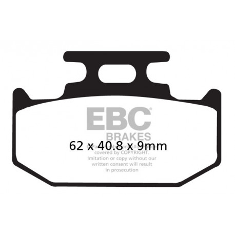 Frâne EBC Moto Saboți frână EBC Organic FA152TT | race-shop.ro