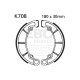 Frâne EBC Moto Saboți frână EBC Plain K708 | race-shop.ro