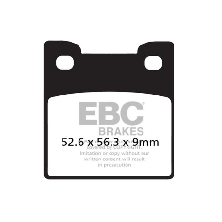 Frâne EBC Moto Plăcuțe frână EBC Organic FA FA222 | race-shop.ro