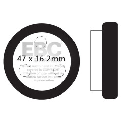 Plăcuțe frână EBC Organic FA FA021