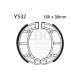 Frâne EBC Moto Saboți frână EBC Plain Y532 | race-shop.ro