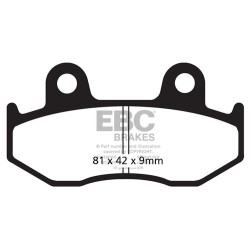 Plăcuțe frână EBC Carbon TT FA323TT